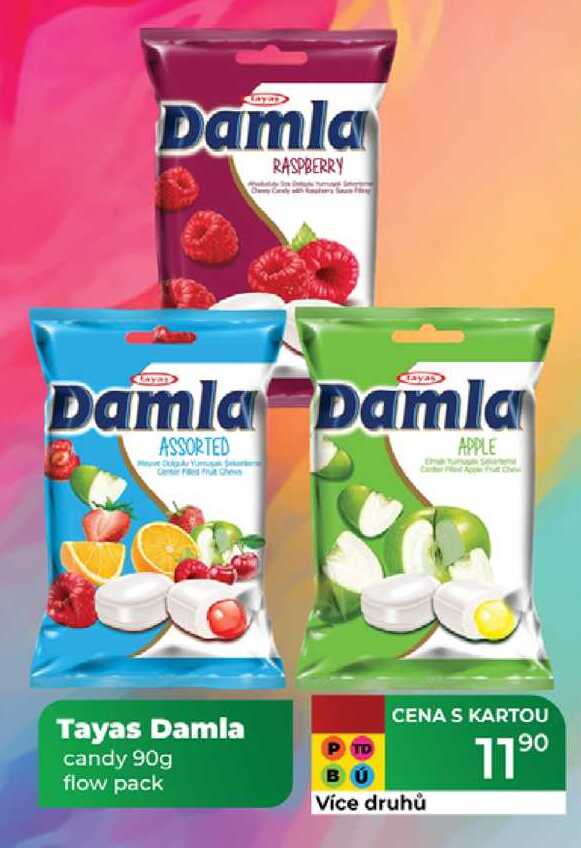 Tayas Damla candy 90g flow pack 