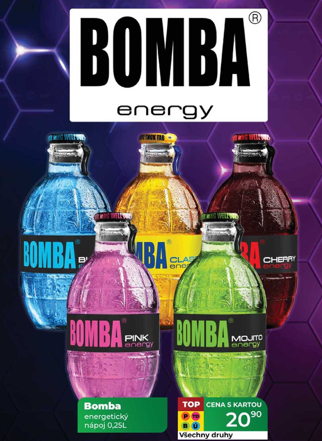Bomba energetický nápoj 0,25L 