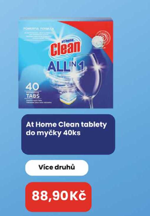 At Home Clean tablety do myčky 40ks 