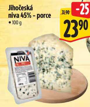 Jihočeská niva 45% - porce, 100 g