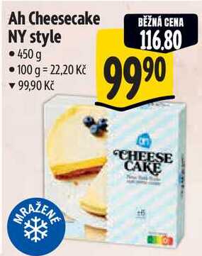 Ah Cheesecake NY style, 450 g 