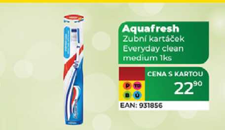 Aquafresh Zubní kartáček Everyday clean medium 1ks  