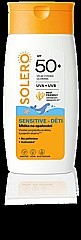 SOLERO MLÉKO NA OPALOVÁNÍ SENSITIVE DĚTI SPF50+ 200 ml