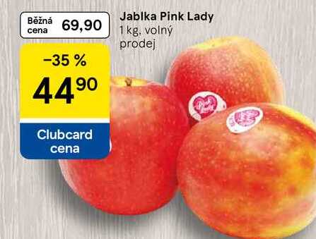 Jablka Pink Lady, 1 kg, volný prodej 