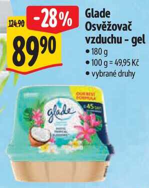 Glade Osvěžovač vzduchu - gel, 180 g