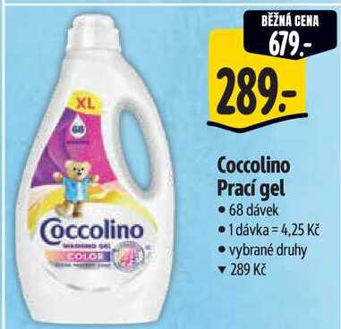 Coccolino Prací gel, 68 dávek 