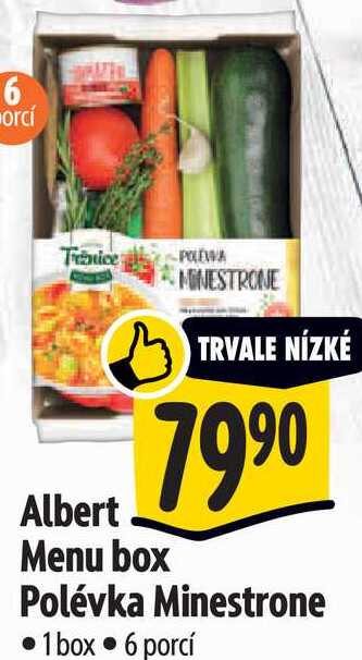 Albert Menu box Polévka Minestrone