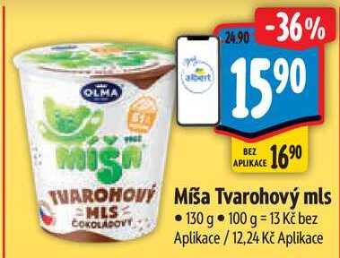 Míiša Tvarohový mls, 130 g