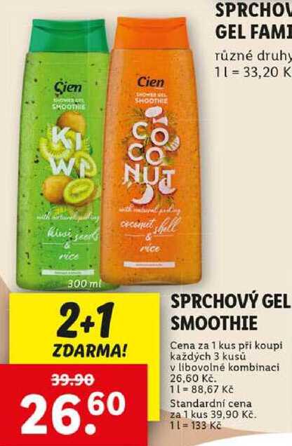 SPRCHOVÝ GEL SMOOTHIE, 300 ml