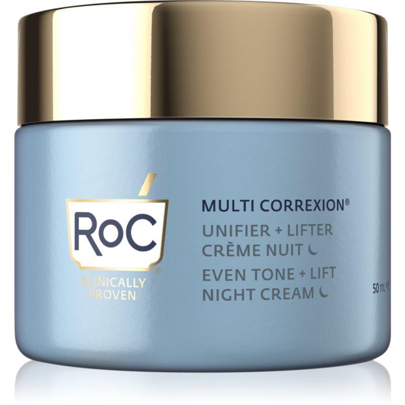 RoC Multi Correxion Even Tone + Lift rozjasňující noční krém pro sjednocení barevného tónu pleti 50 ml