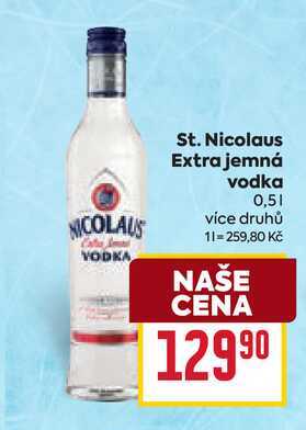 St. Nicolaus Extra jemná vodka 0,5l