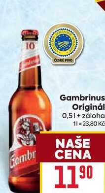 Gambrinus Originál 0,5l