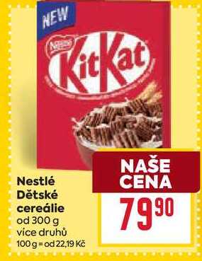 Nestlé Dětské cereálie od 300 g