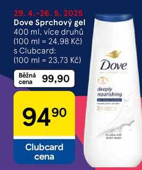 Dove Sprchový gel 400 ml, více druhů 