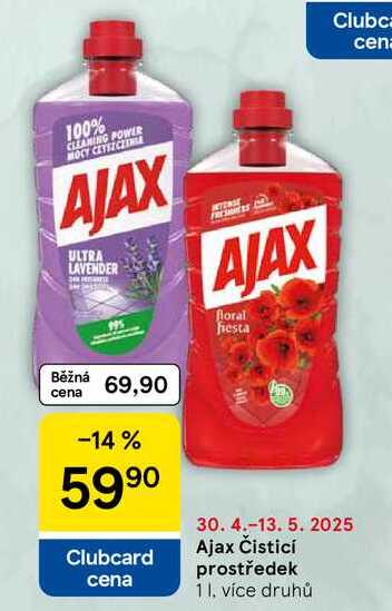 Ajax Čisticí prostředek, 1 I. více druhů  