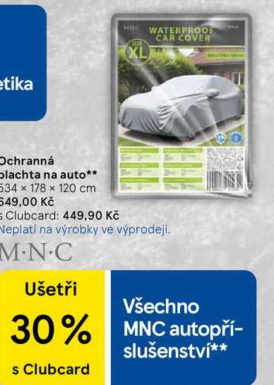 Ochranná plachta na auto, 534 x 178 x 120 cm 