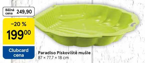 Paradiso Pískoviště mušle, 87 × 77,7 x 18 cm 