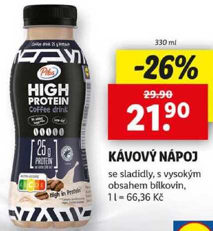 KÁVOVÝ NÁPOJ, 330 ml