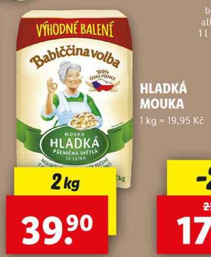 HLADKÁ MOUKA, 2 kg