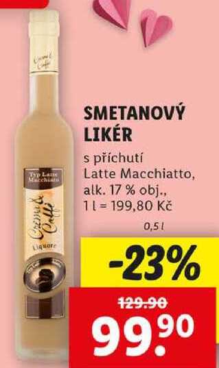 SMETANOVÝ LIKÉR, 0,5 l