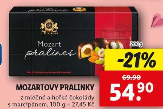 MOZARTOVY PRALINKY, 200 g