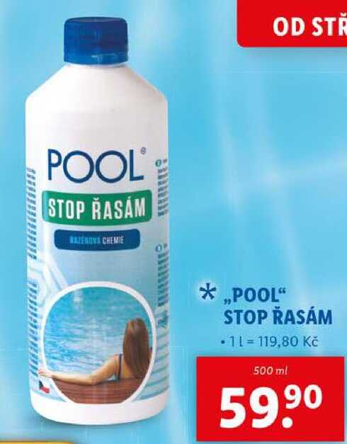 ,,POOL" STOP ŘASÁM, 500 ml