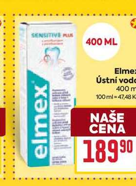Elmez Ústní voda 400 ml 