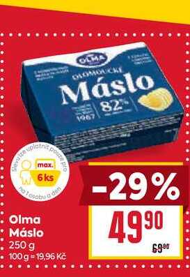 Olma Máslo 250 g 