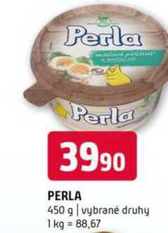 Perla 450g, různé druhy