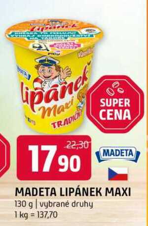 Madeta Lipánek maxi 130 g