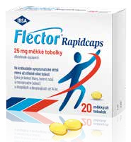 Flector® Rapidcaps 25 mg 20 měkkých tobolek