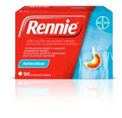 Rennie® Spearmint bez cukru, 60 tbl.