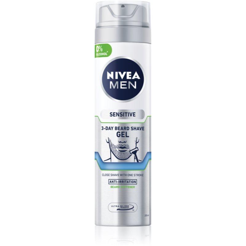 NIVEA MEN Sensitive gel na holení pro 3denní strniště pro muže 200 ml