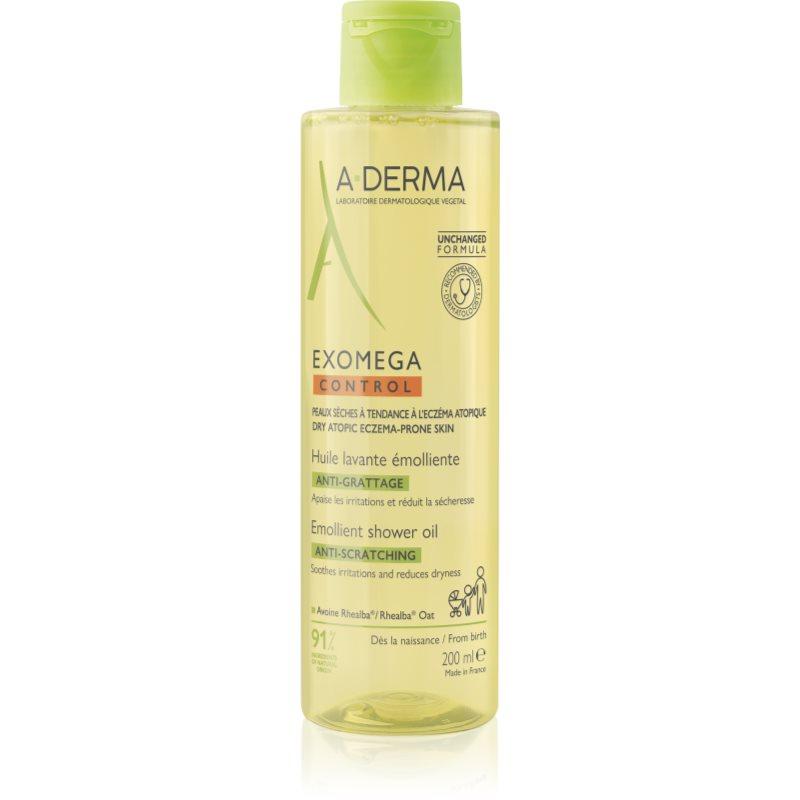 A-Derma Exomega Control Emollient Shower Oil zvláčňující sprchový olej pro suchou až atopickou pokožku 200 ml