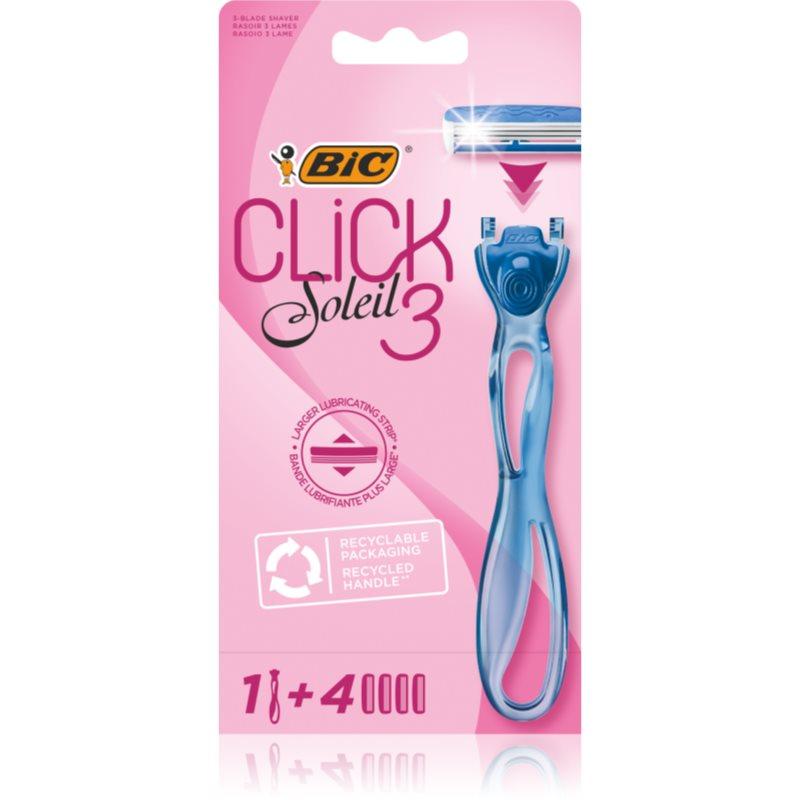 BIC Soleil Click dámský holicí strojek + náhradní břity 4 ks