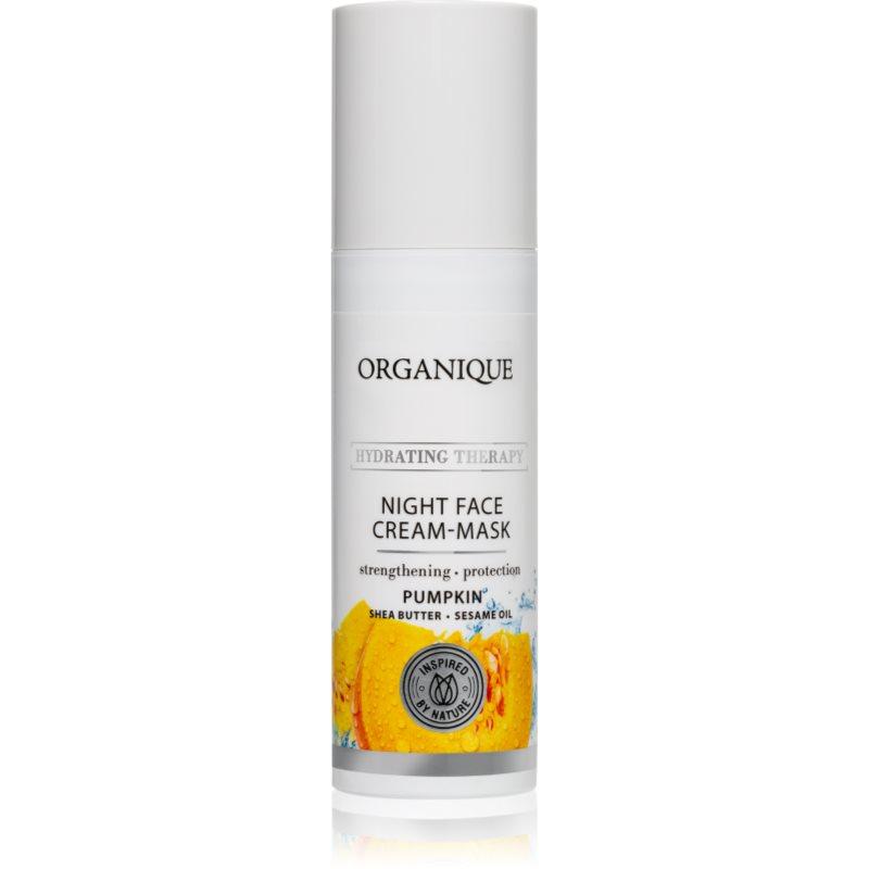Organique Hydrating Therapy Pumpkin noční hydratační maska na obličej 50 ml