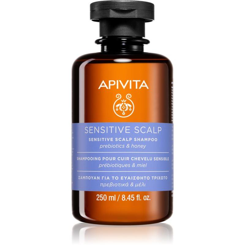 Apivita Sensitive Scalp Shampoo šampon pro citlivou a podrážděnou pokožku hlavy bez sulfátů 250 ml