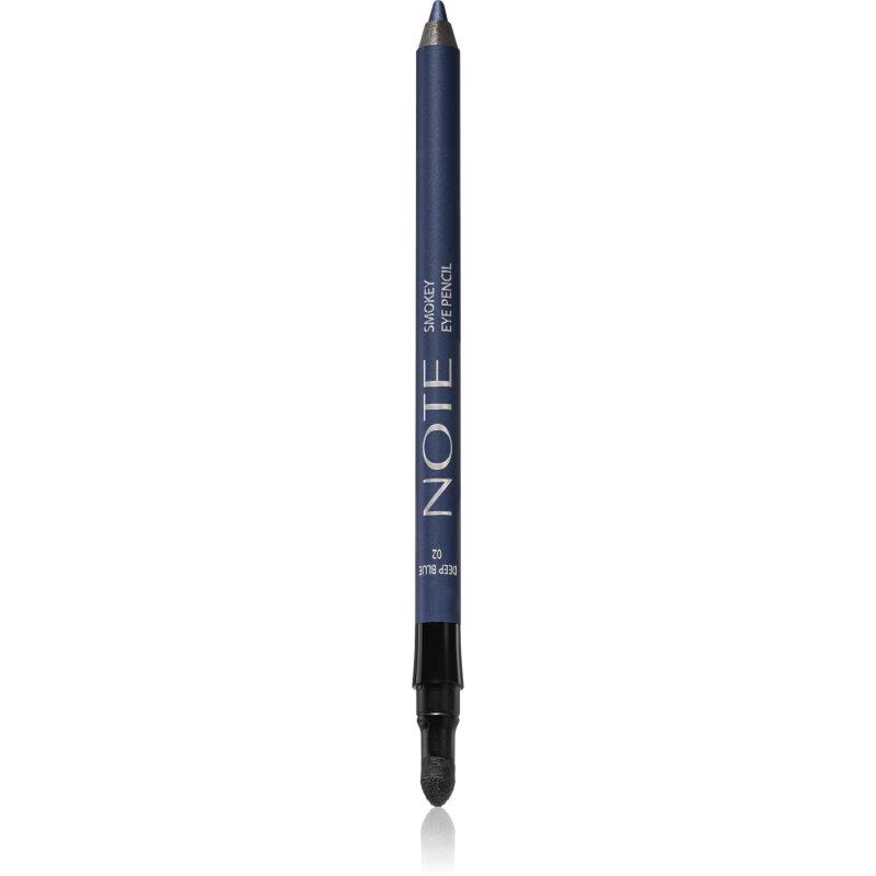 Note Cosmetique Smokey Eye Pencil voděodolná tužka na oči 02 Deep Blue 1,2 g