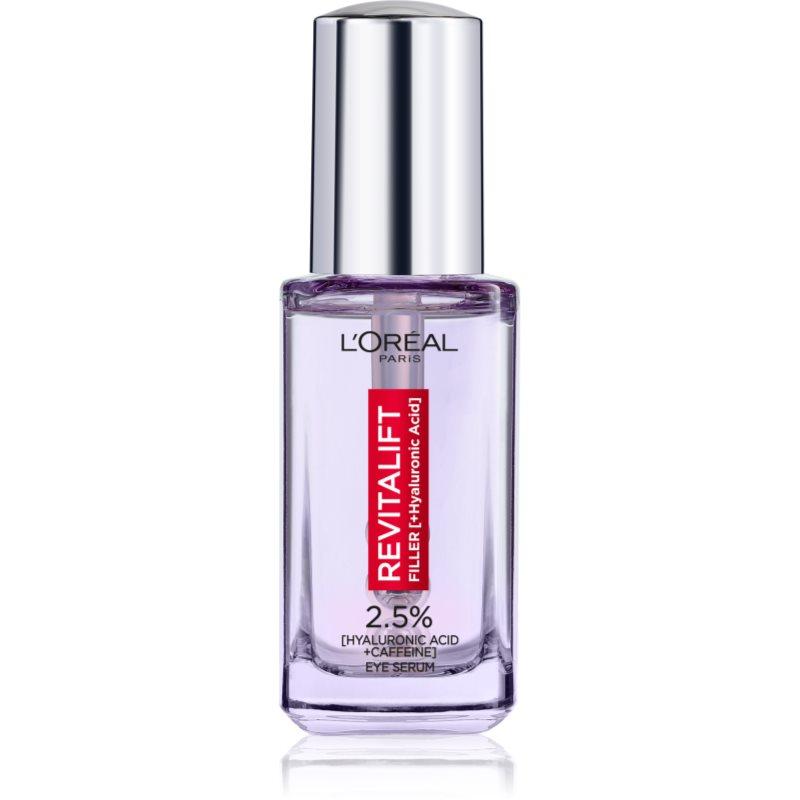L’Oréal Paris Revitalift Filler rozjasňující oční sérum s kyselinou hyaluronovou 20 ml