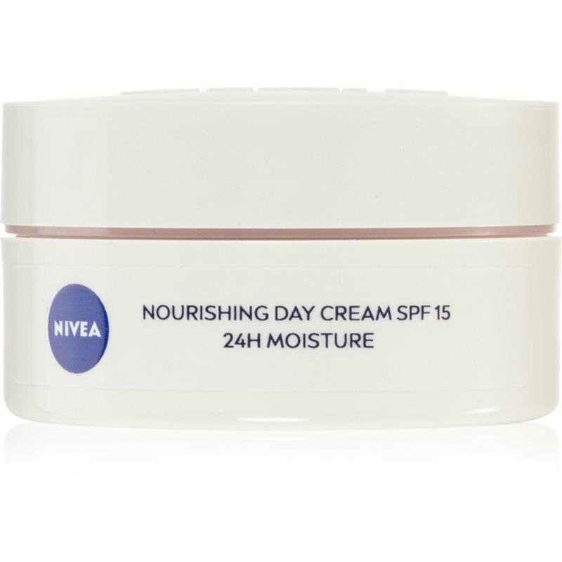 NIVEA 24 h Moisture výživný denní krém SPF 15 50 ml