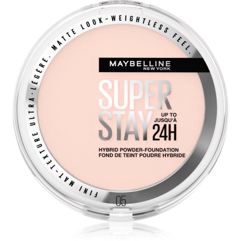 MAYBELLINE NEW YORK SuperStay 24H Hybrid Powder-Foundation kompaktní pudrový make-up pro matný vzhled odstín 05 9 g