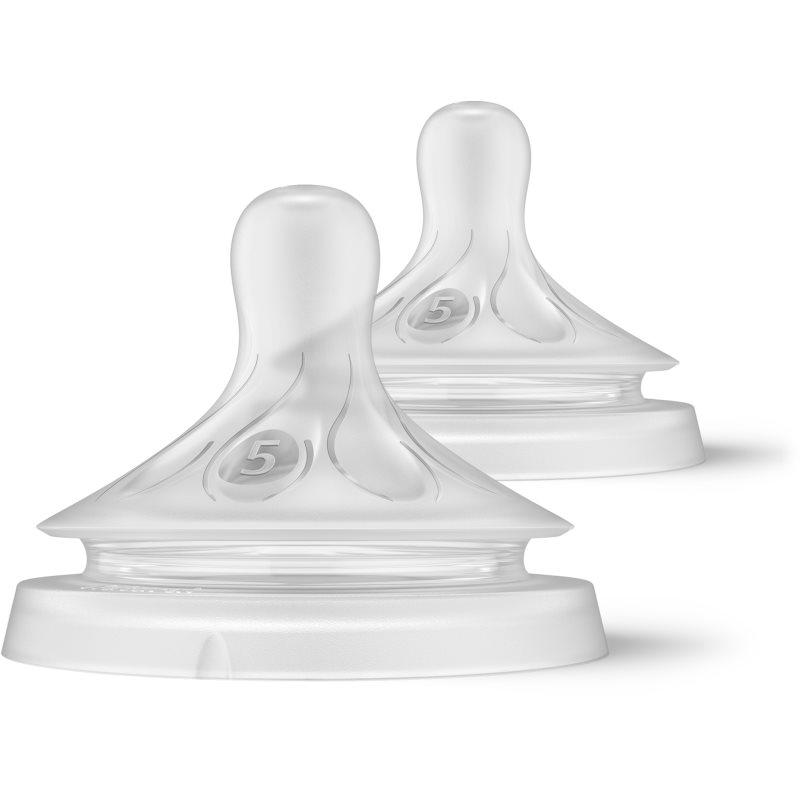 Philips Avent Natural Response SCY965/02 savička na láhev 6 m+ Fast Flow 5 2 ks
