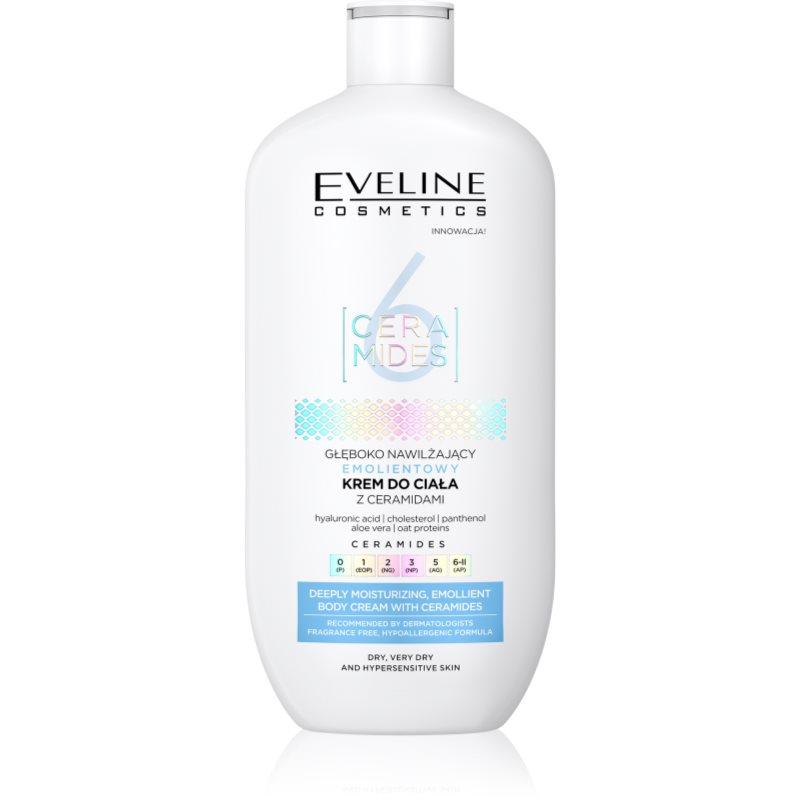 Eveline Cosmetics 6 Ceramides hydratační tělový krém pro suchou až velmi suchou pokožku bez parfemace 350 ml