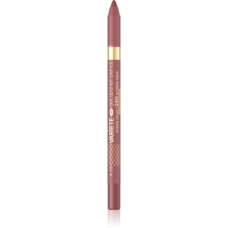 Eveline Cosmetics Variété voděodolná tužka na rty odstín 03 9 ml