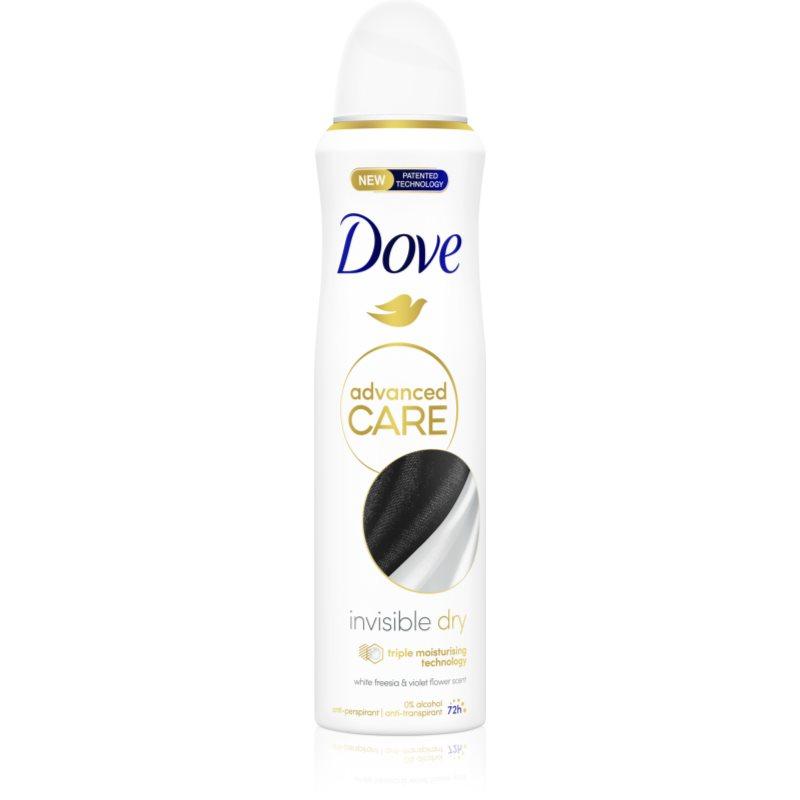 Dove Advanced Care Antiperspirant antiperspirant ve spreji 72h Invisible Dry 150 ml