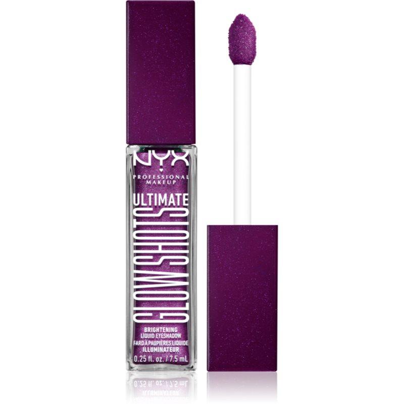 NYX Professional Makeup Ultimate Glow Shots třpytivé tekuté oční stíny odstín 20 Feelin' Grape 7,5 ml