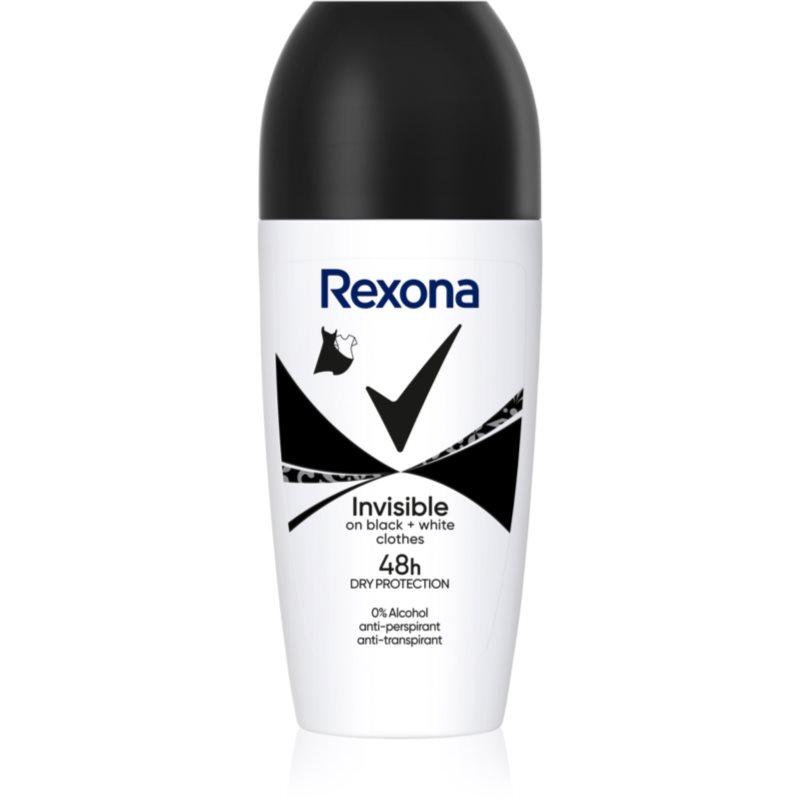 Rexona Invisible on Black + White Clothes kuličkový antiperspirant 48h 50 ml