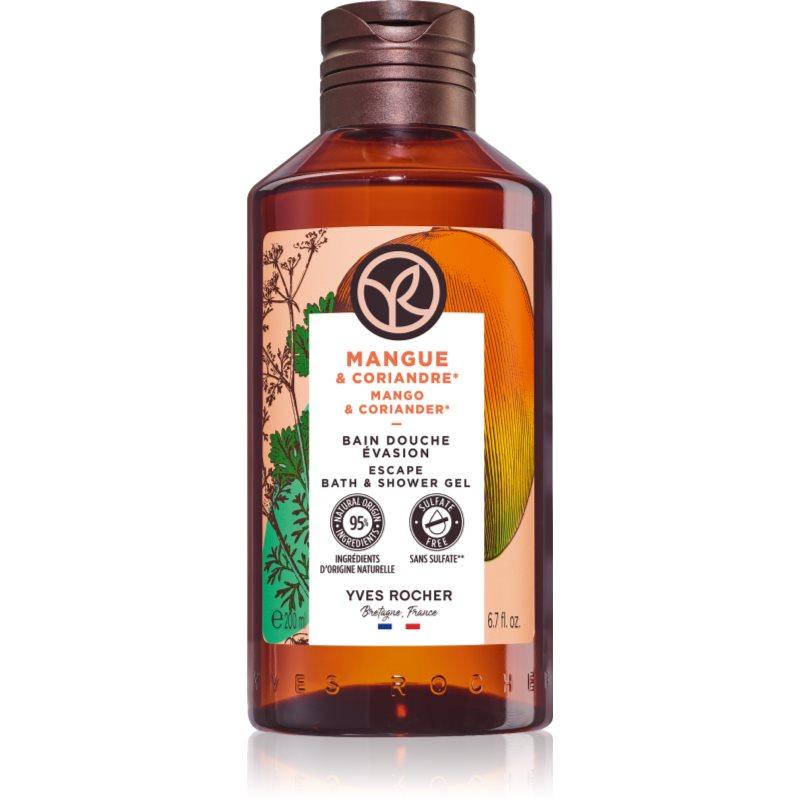 Yves Rocher Bain de Nature osvěžující sprchový gel Mango & Coriander 200 ml