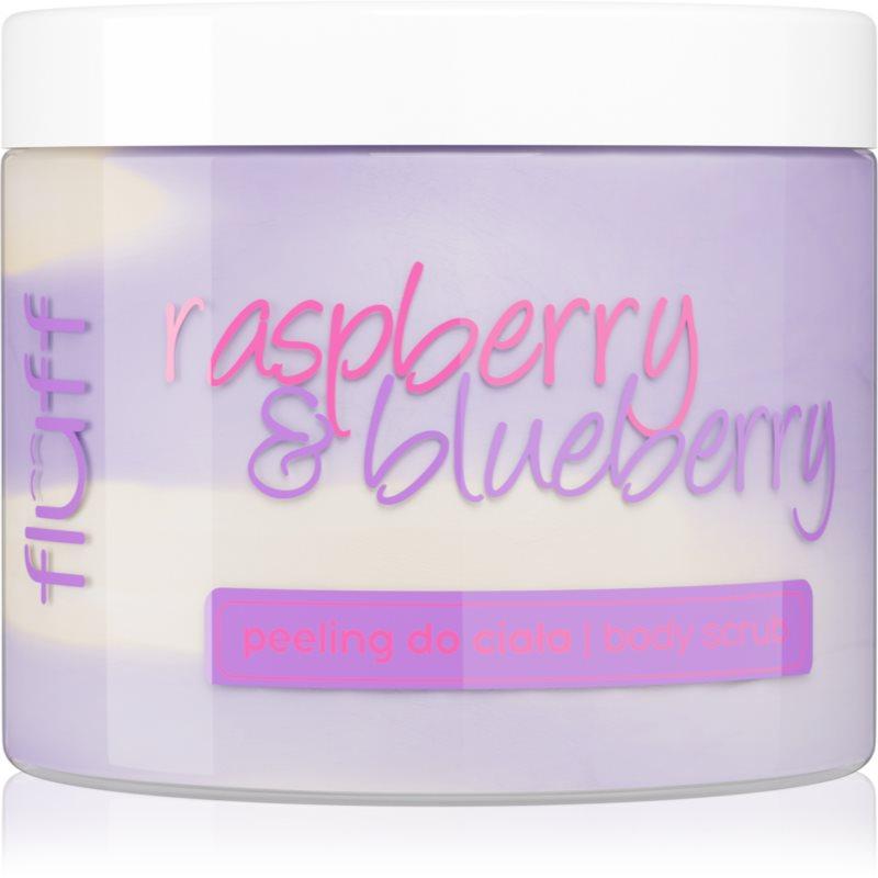 Fluff Blueberry & Raspberry tělový peeling 160 ml
