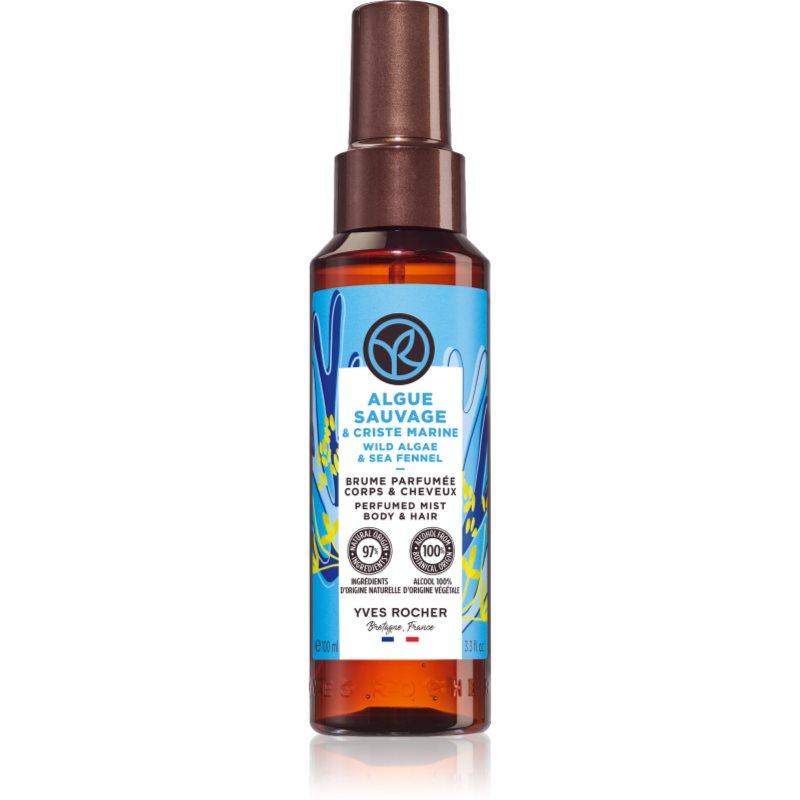 Yves Rocher Bain de Nature parfémovaný sprej na tělo a vlasy pro ženy Wild Algae & Sea Fennel 100 ml
